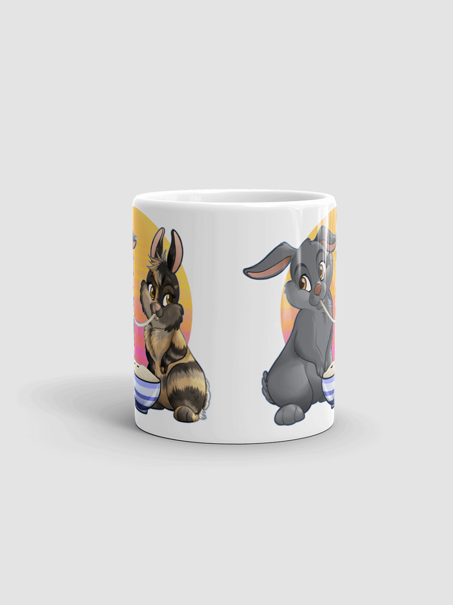 Maple & The Tramp Sunset White glossy mug product image (2)