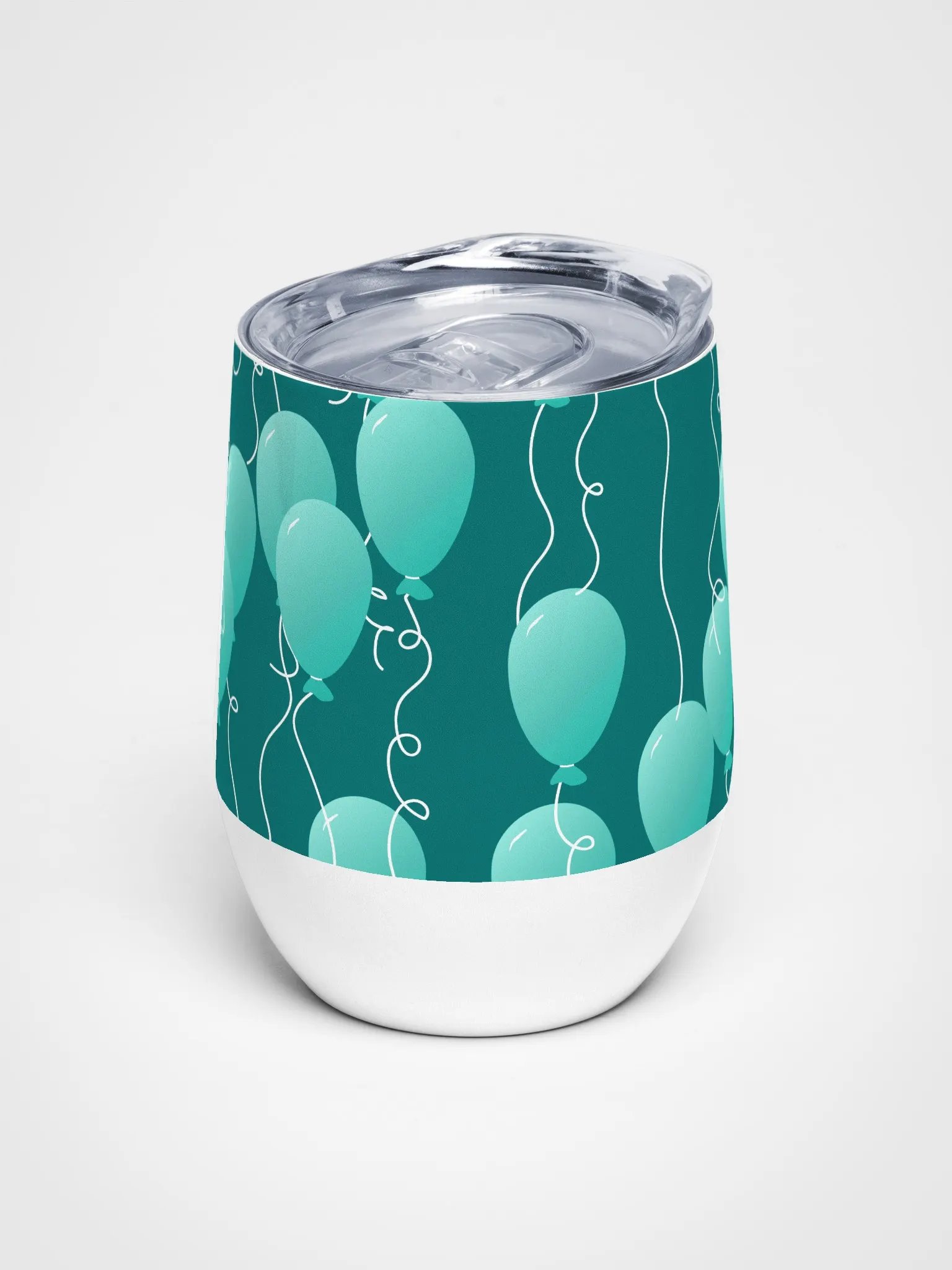 Party Time! Floating Balloon Wine Tumbler product image (2)