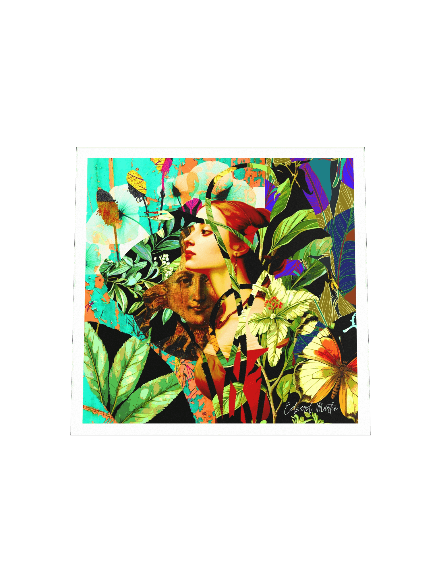 'Secret Garden of the Muse' by Edward Martin Collage Poster product image (20)