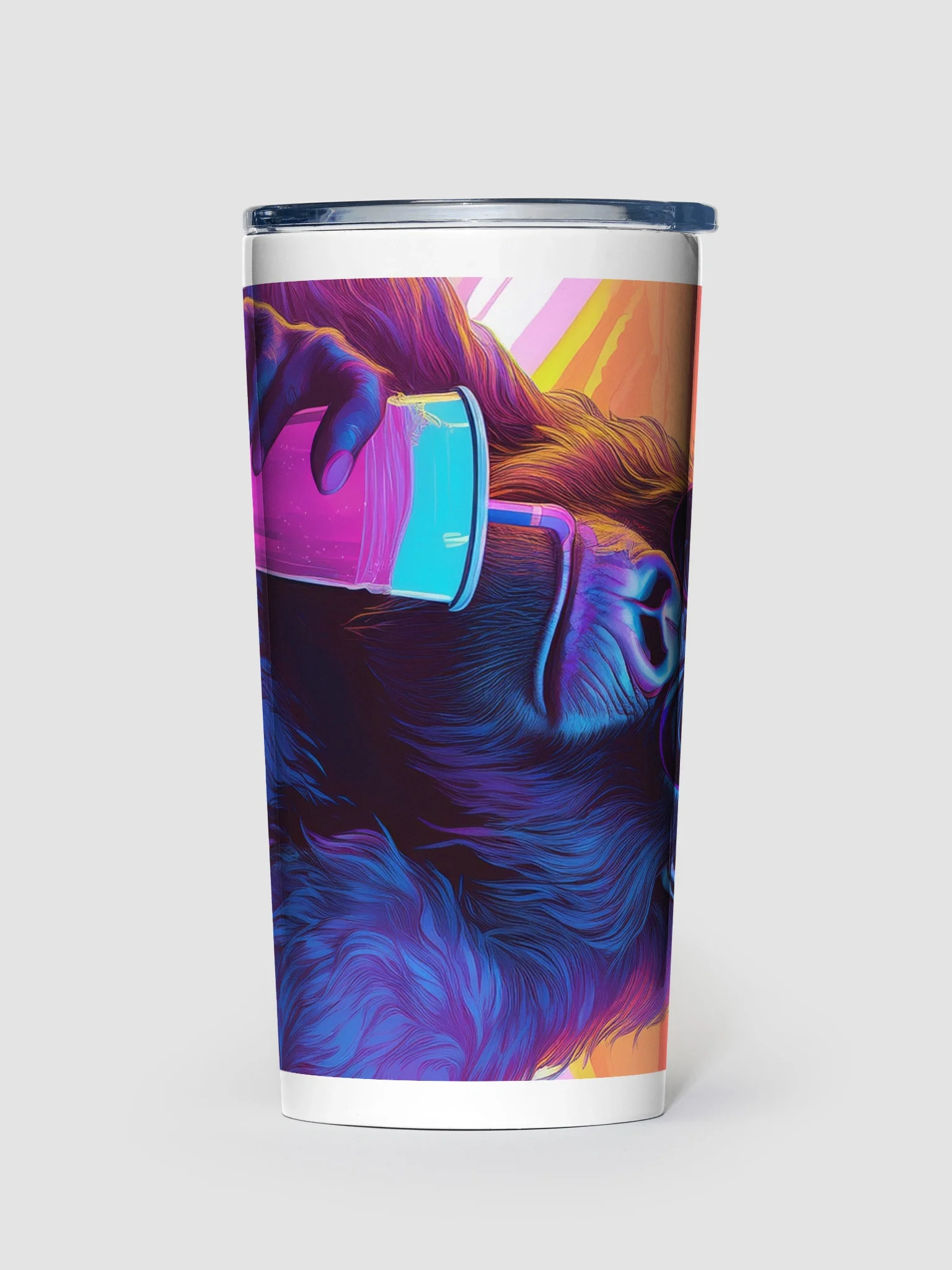Neon Gorilla Sipper Tumbler product image (1)