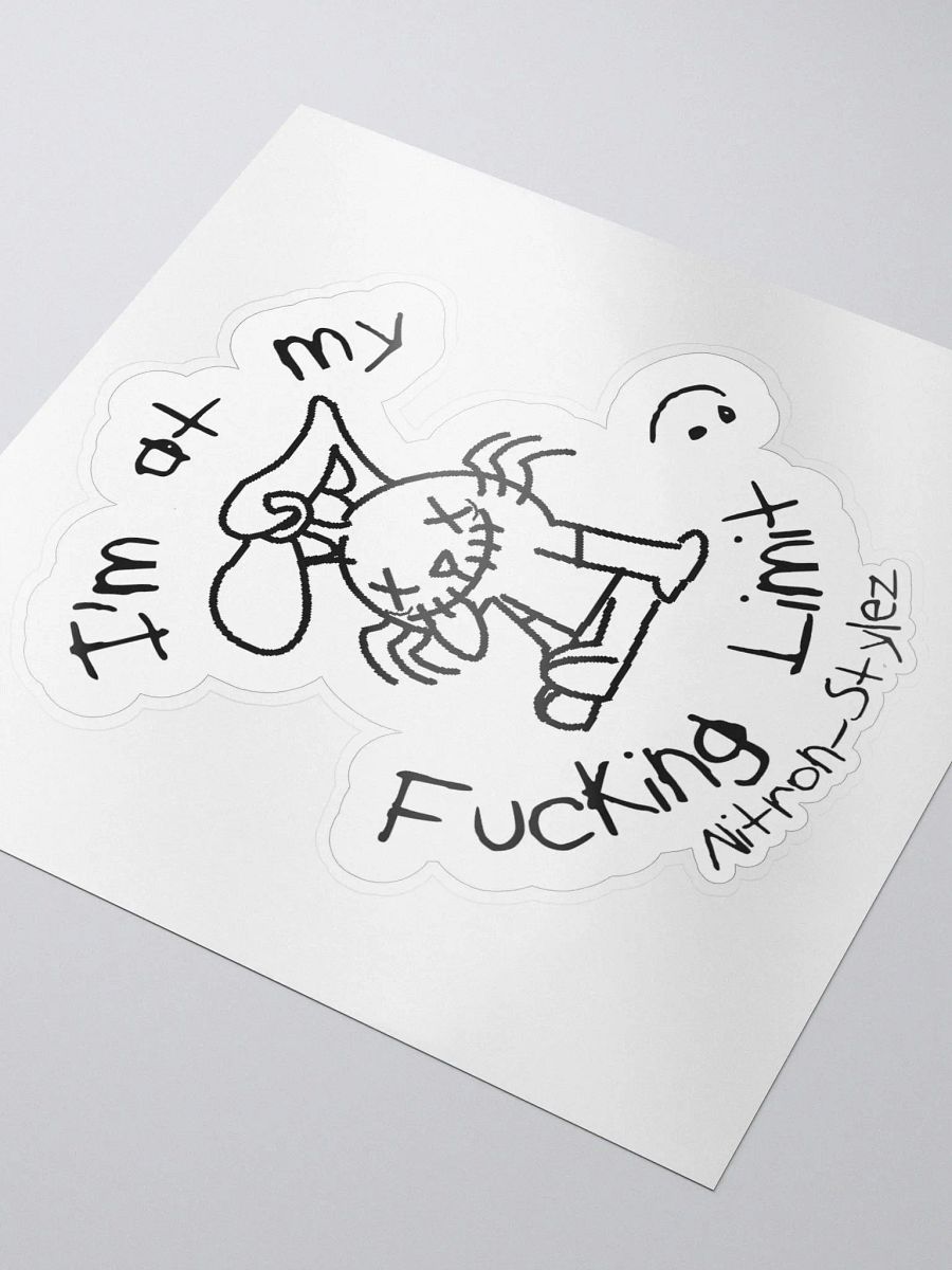 Wave 6 - At my Limit Kiss Cut Sticker product image (4)
