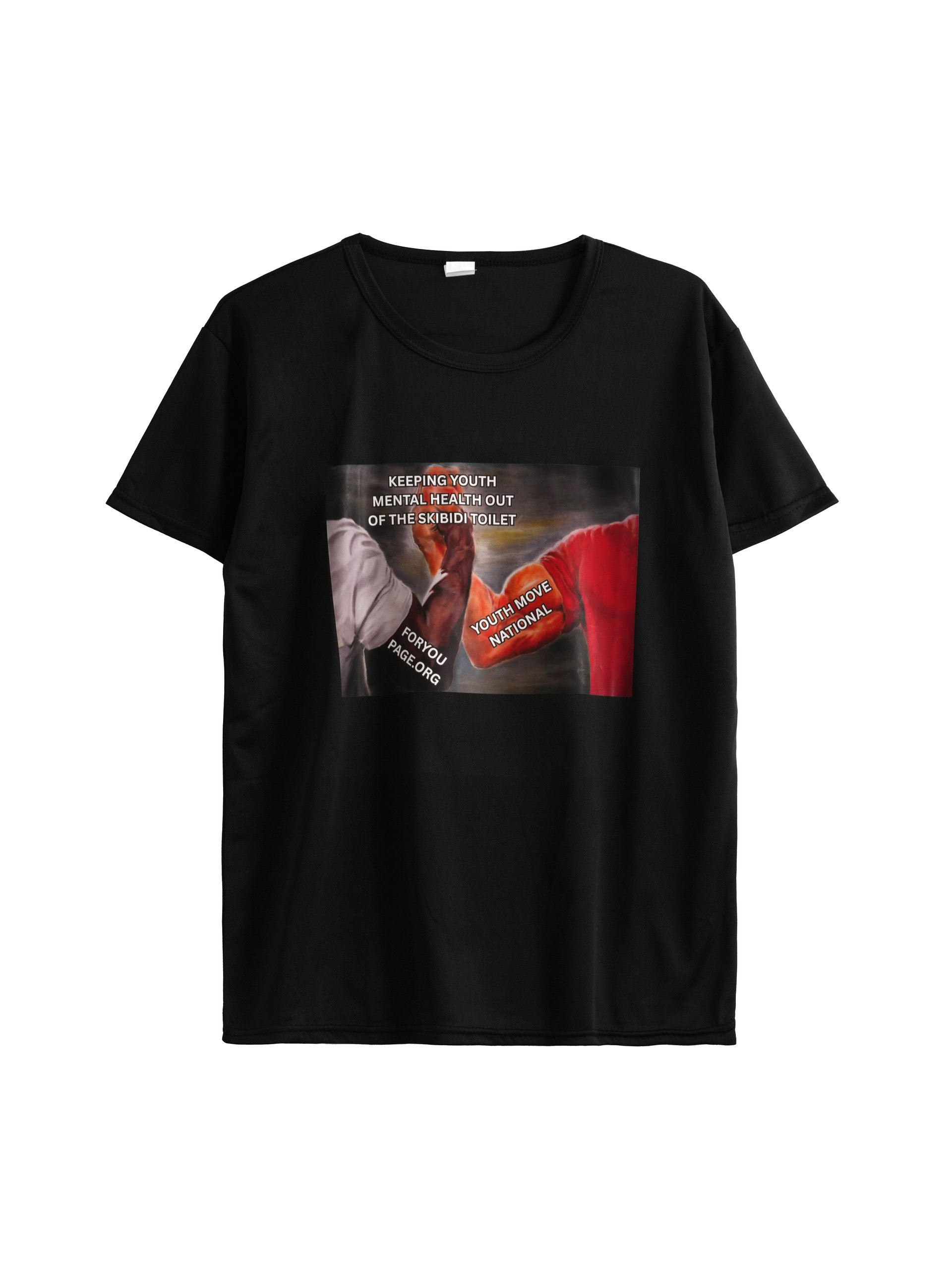 Epic Handshake / Skibidi Toilet Meme T-Shirt | ForYouPage.Org & Youth MOVE National Collab product image (1)