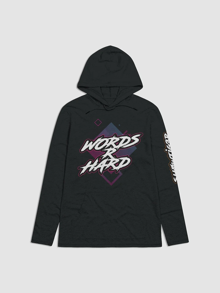 Words R Hard - Fitted Hoodie product image (1)