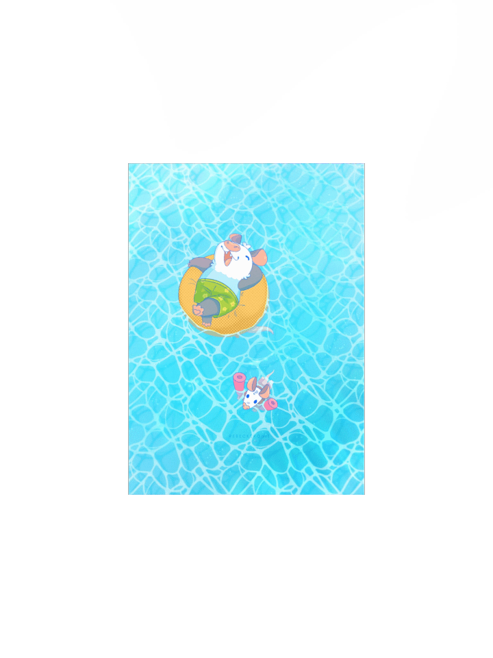 Gone Swimmin' Possum Print product image (2)