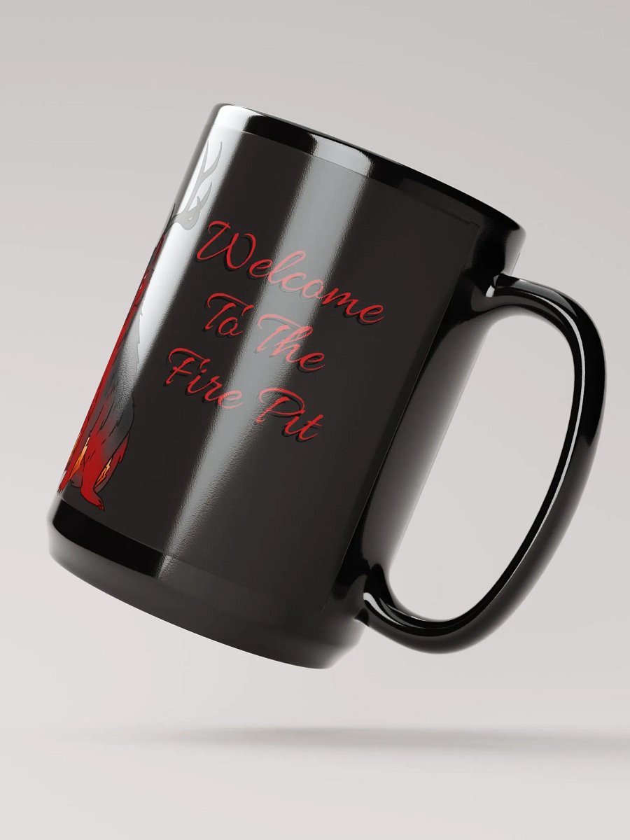 Black Glossy Mug - Welcome To The Fire Pit product image (2)