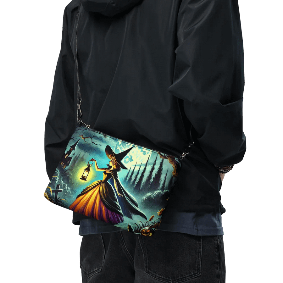 Enchanting Witch in the Woods Halloween Crossbody Bag product image (9)