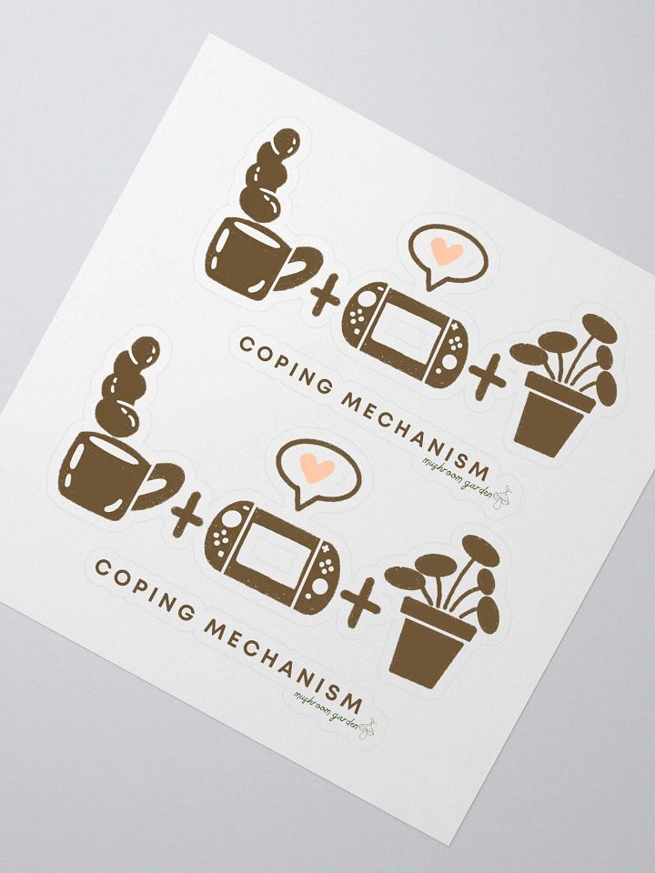 COPING MECHANISM STICKER product image (1)
