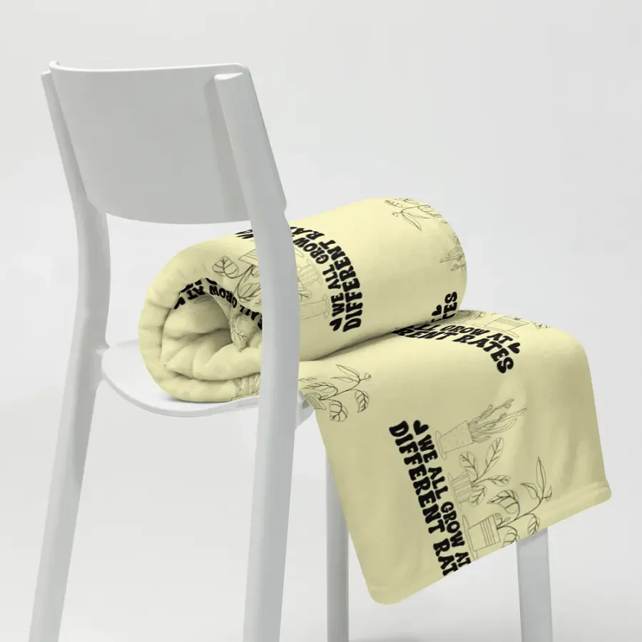 We All Grow At Different Rates Blanket product image (8)
