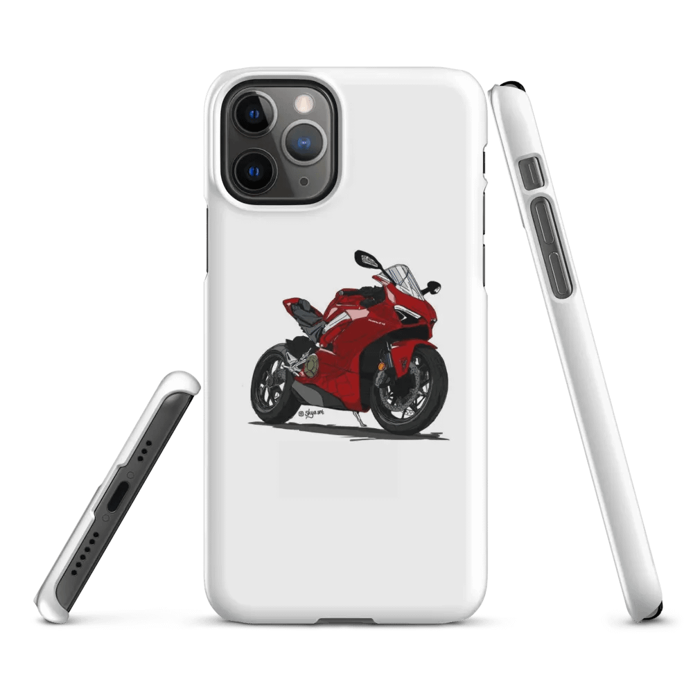 Sleek Red Motorcycle iPhone® Snap Case product image (2)