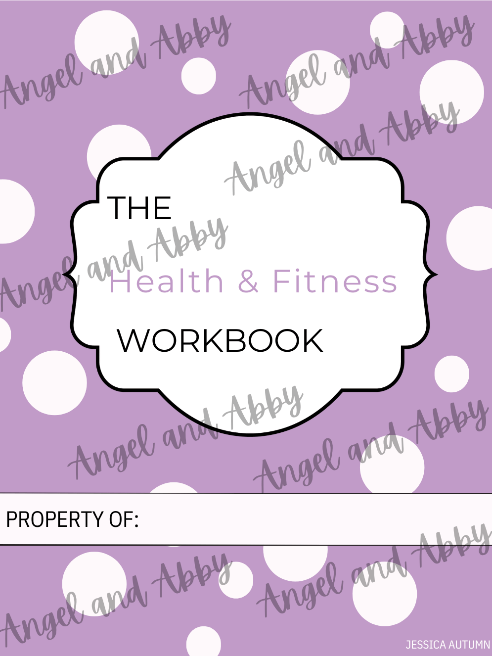 Fitness Planner 2024-purple product image (1)