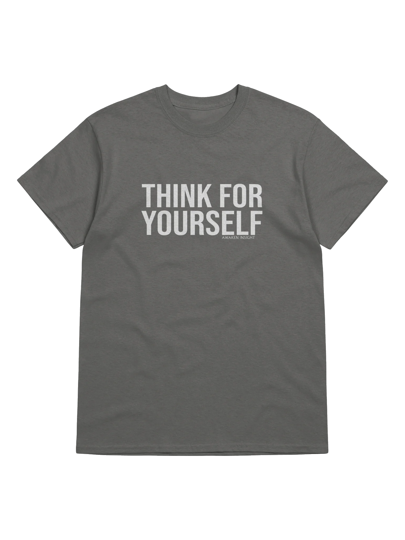 THINK FOR YOURSELF T-Shirt (White Print) product image (3)