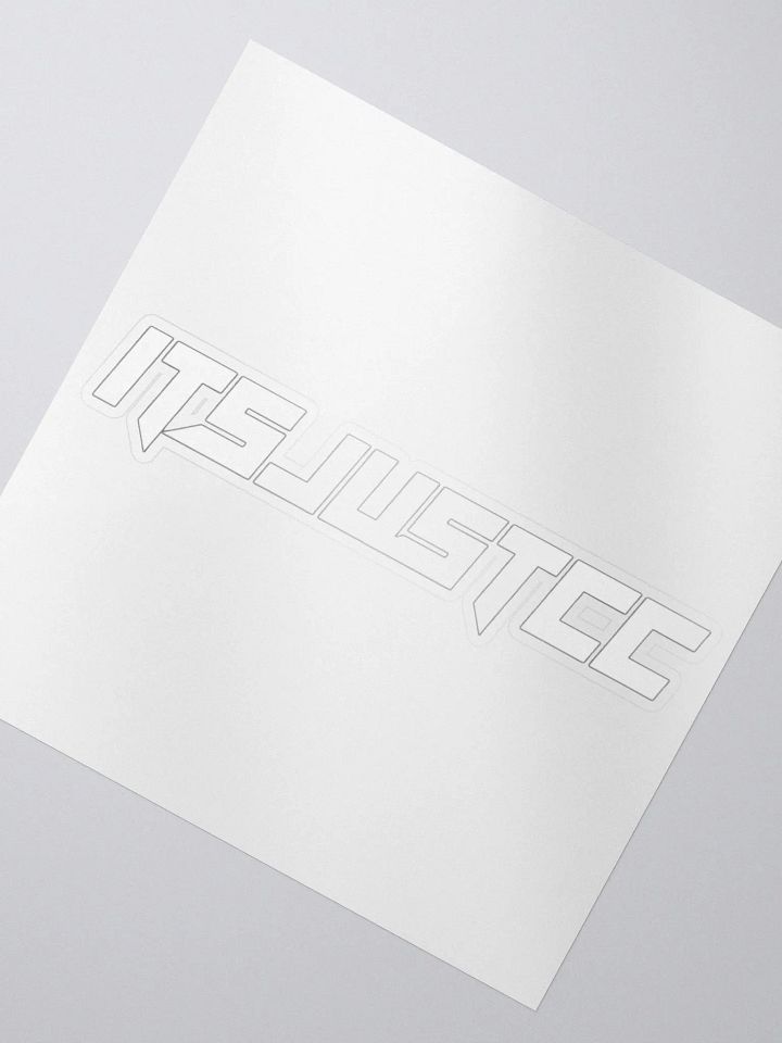 ItsJustCC White Text Sticker product image (2)