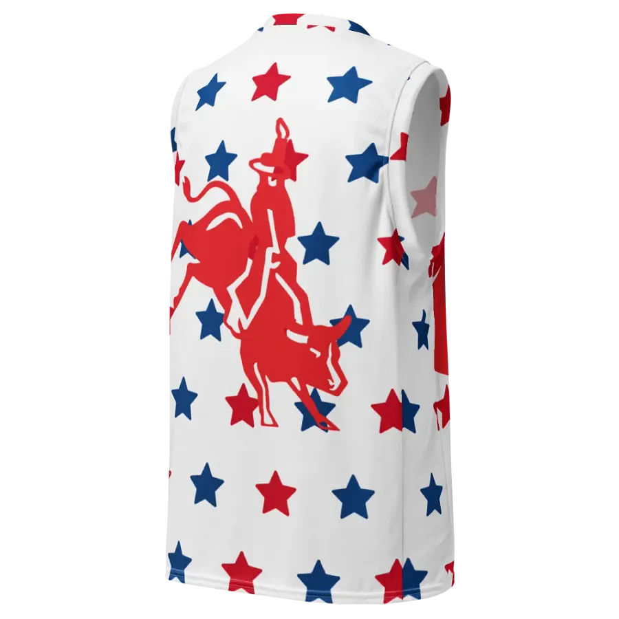 Starry Hoopster: All-Over Print Basketball Jersey product image (9)