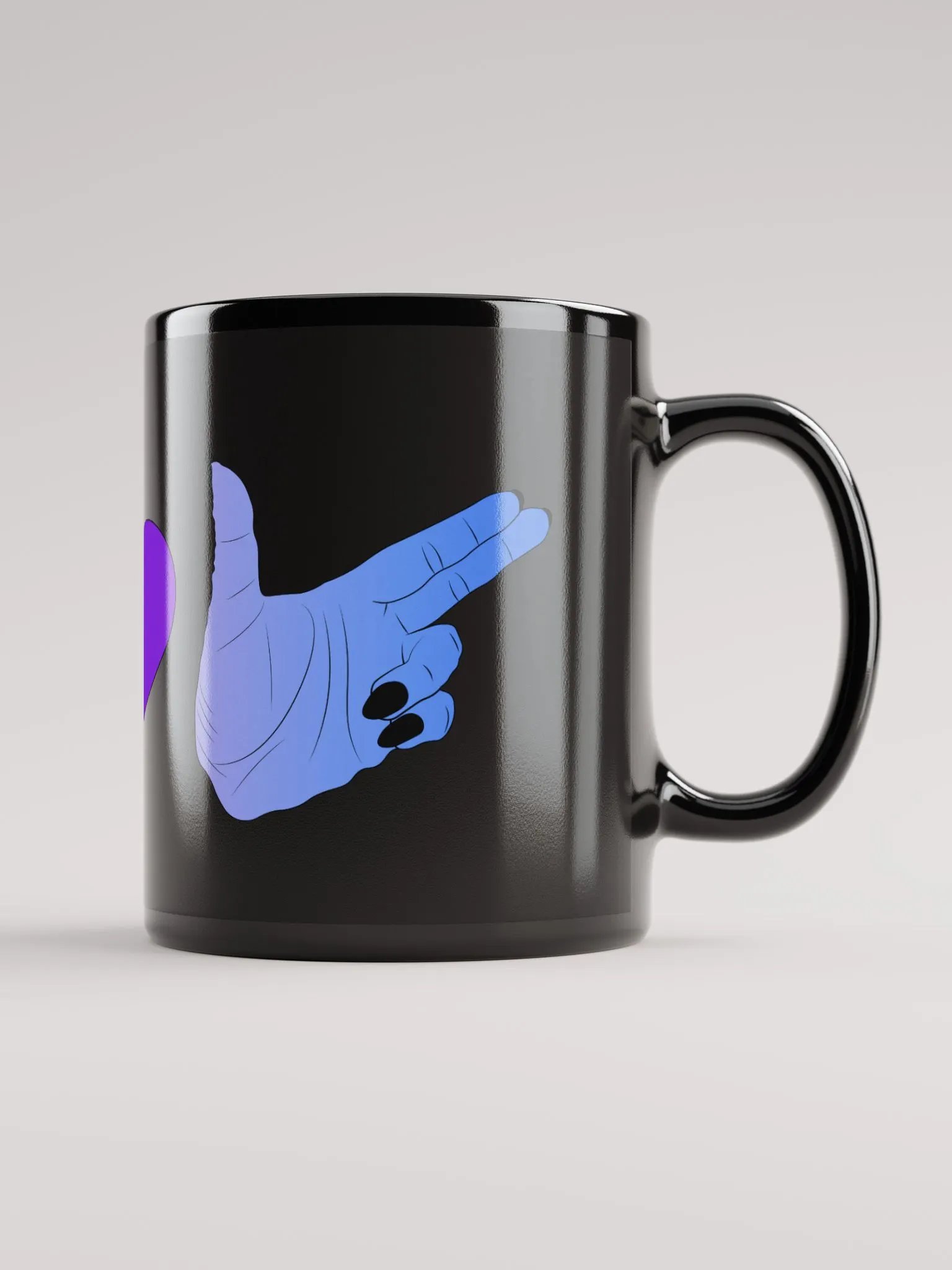 Finger Guns (bi flag) Mug product image (1)