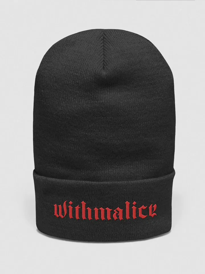 withmalice beanie product image (1)