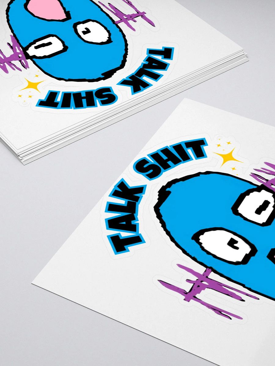Talk Shit Get Shiny Sticker - Woopie product image (4)