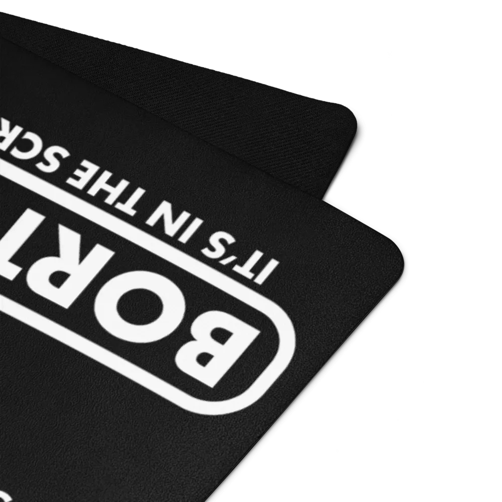 Bortco Yoga Mat Black Repeat product image (5)