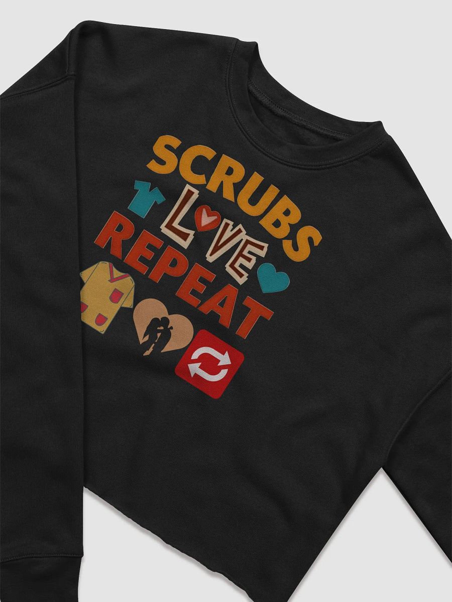 Love Scrubs Women's Fleece Crop Sweatshirt product image (9)