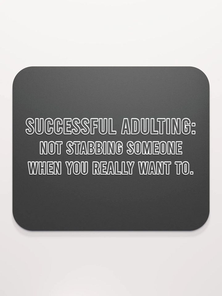 Successful Adulting Mouse Pad product image (2)