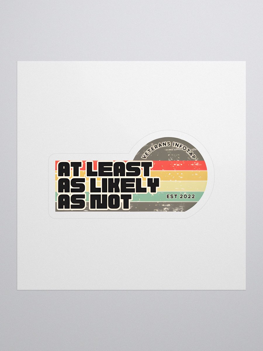 At Least As Likely Sticker product image (1)