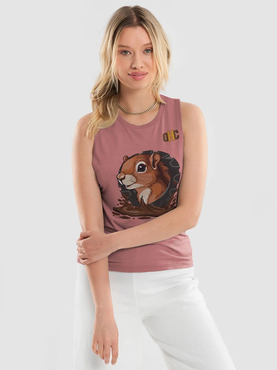 The Stash-N-Dash (Squirrel) - Bella+Canvas Women's Flowy Muscle Tank product image (9)