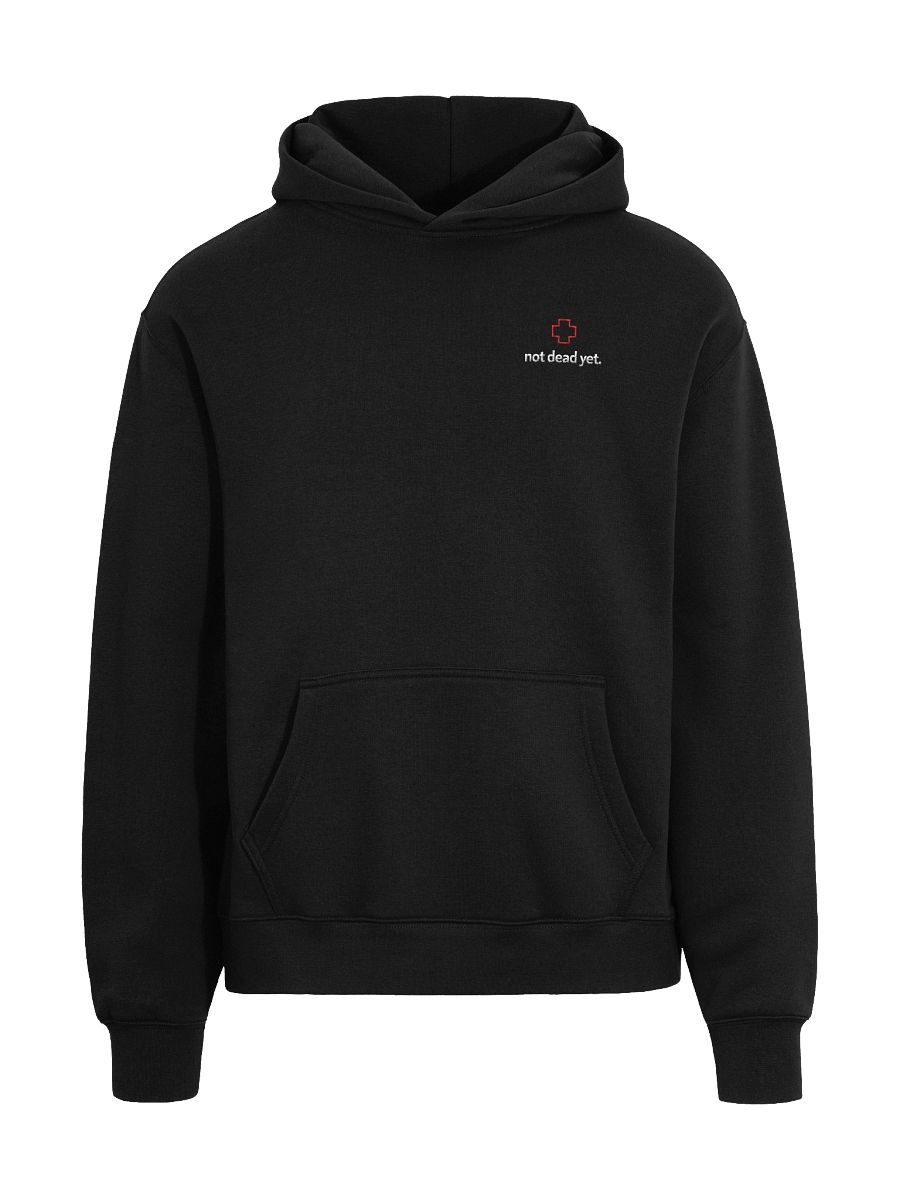 Not Dead Yet Embroidered Hoodie product image (1)