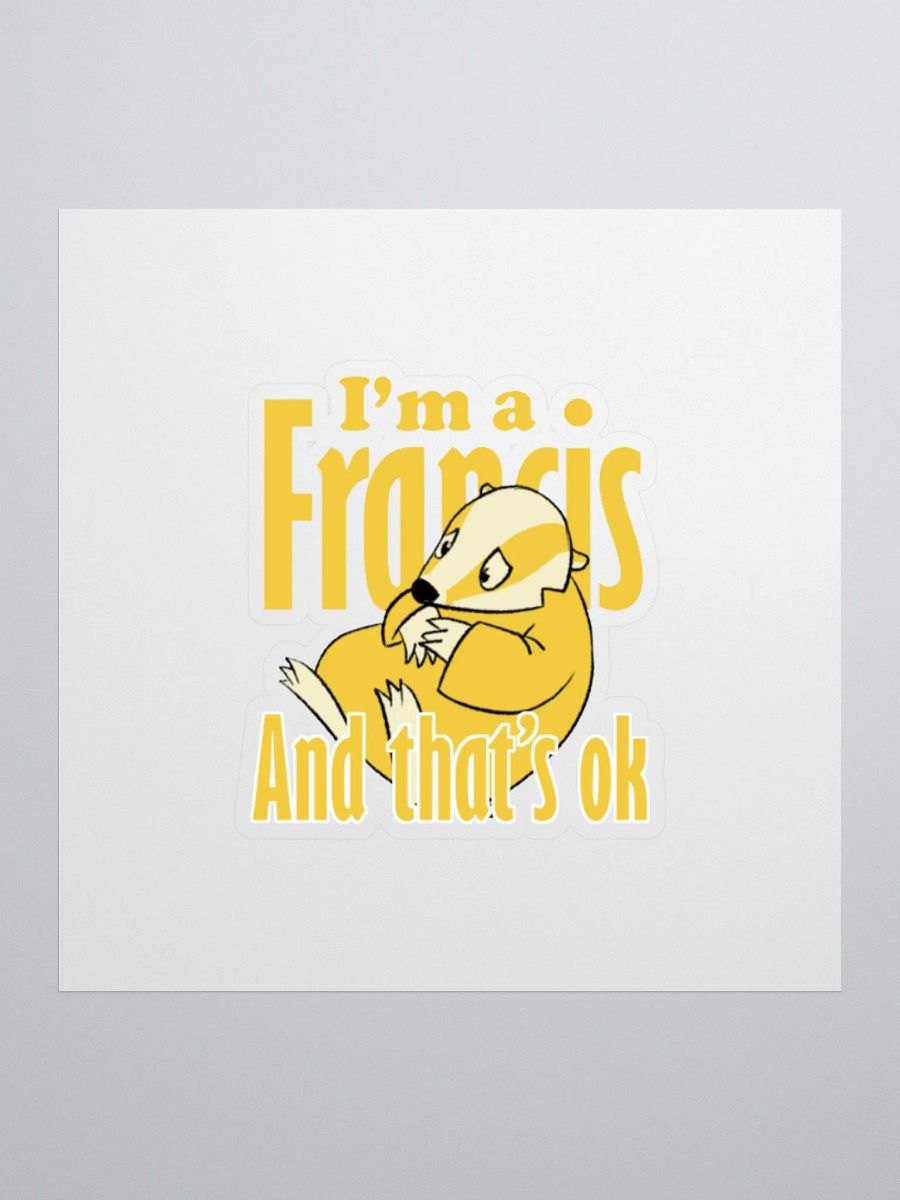 Francis Affirmation Sticker product image (1)
