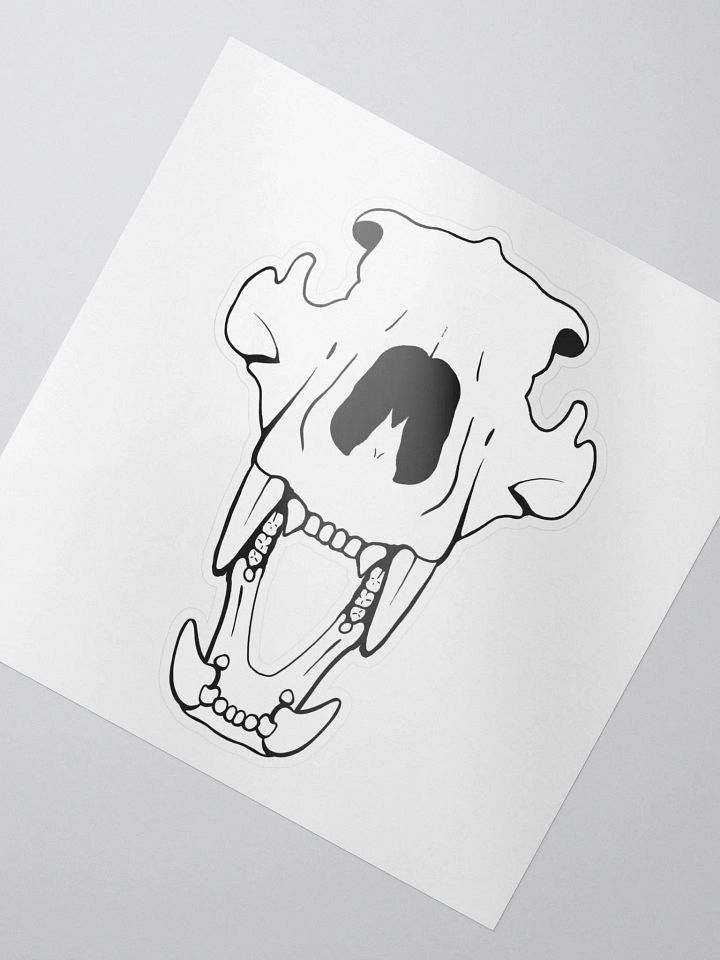 Skull Dog Sticker product image (2)