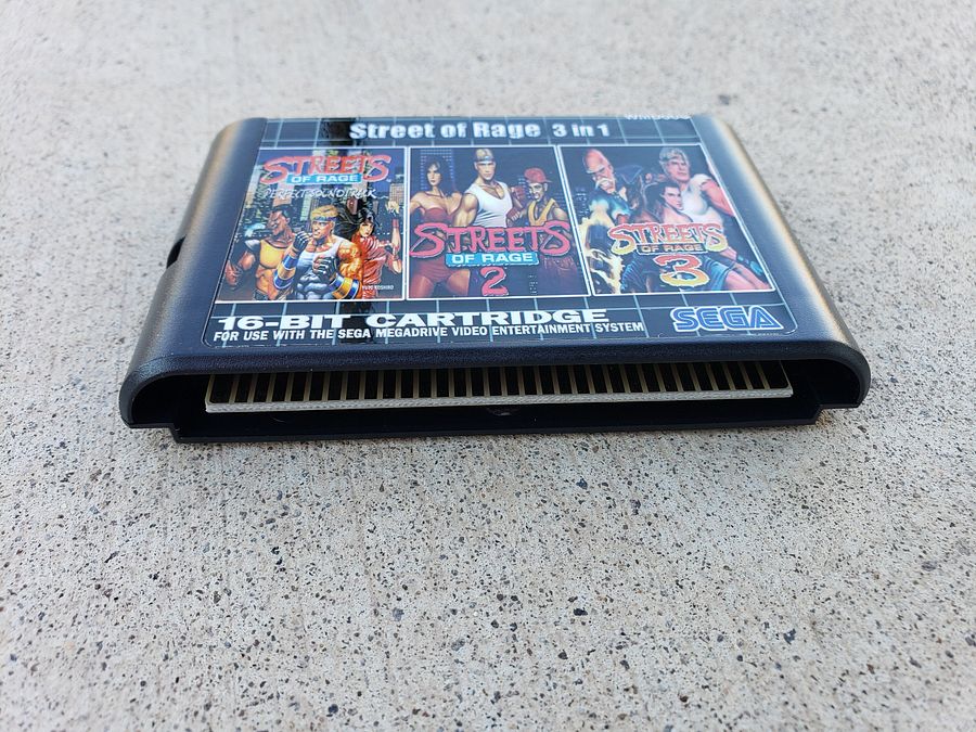 Sega Genesis Megadrive - Streets of Rage 1 2 3 - 3 in 1 Multicart NTSC & PAL product image (3)