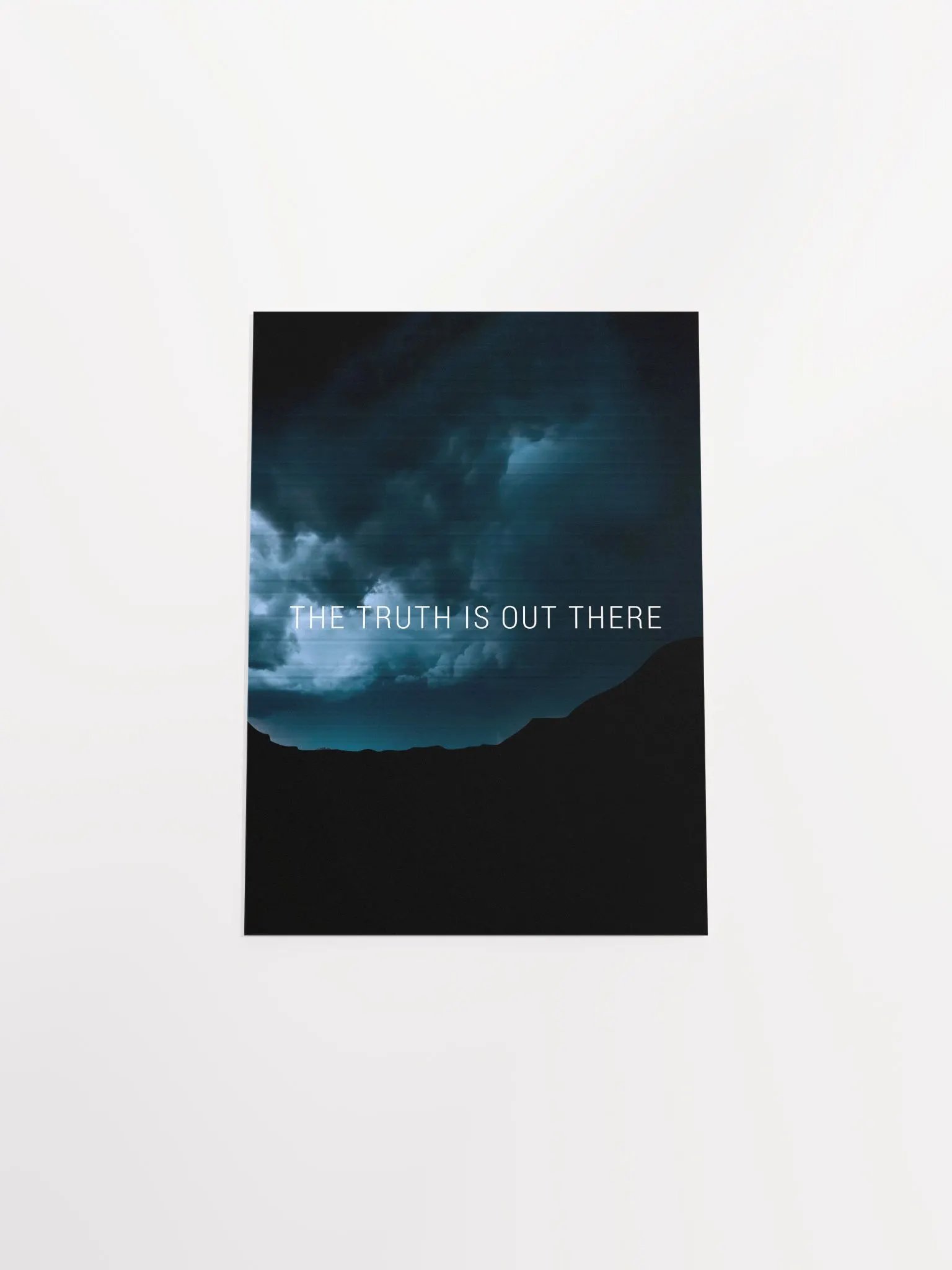 The Truth is Out There S01E01 / The X-Files poster — sci-fi poster, movie poster, space art print product image (9)