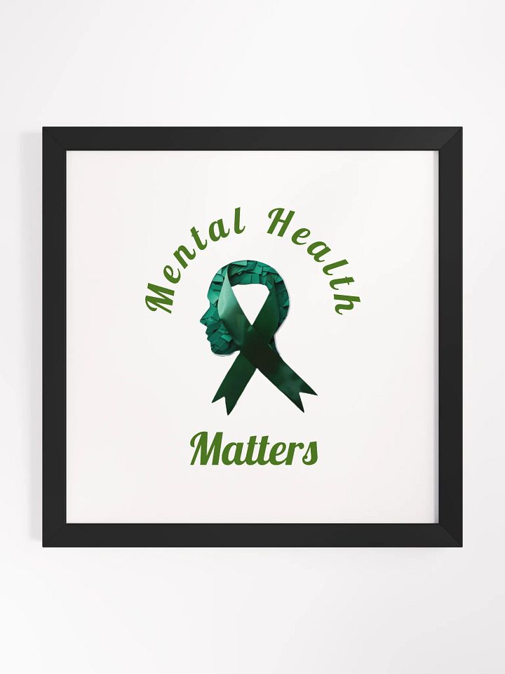 Empowerment Echoes: Mental Health Matters Poster product image (1)