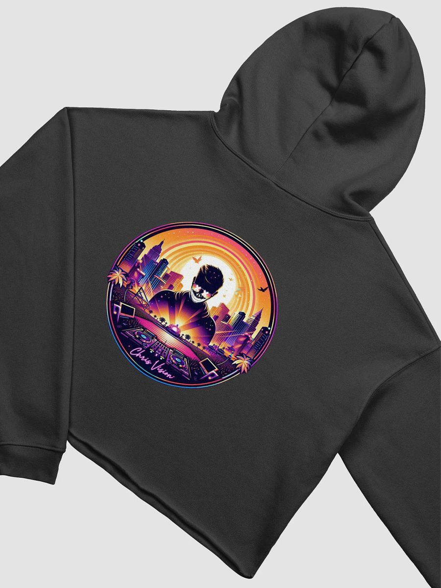 Sunset DJ Vibes Crop Hoodie product image (32)