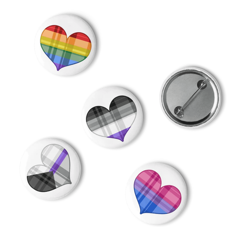 Pride Heart Pins - See Description product image (4)