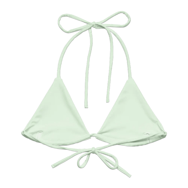Honeydew Recycled Padded String Bikini Top product image (1)