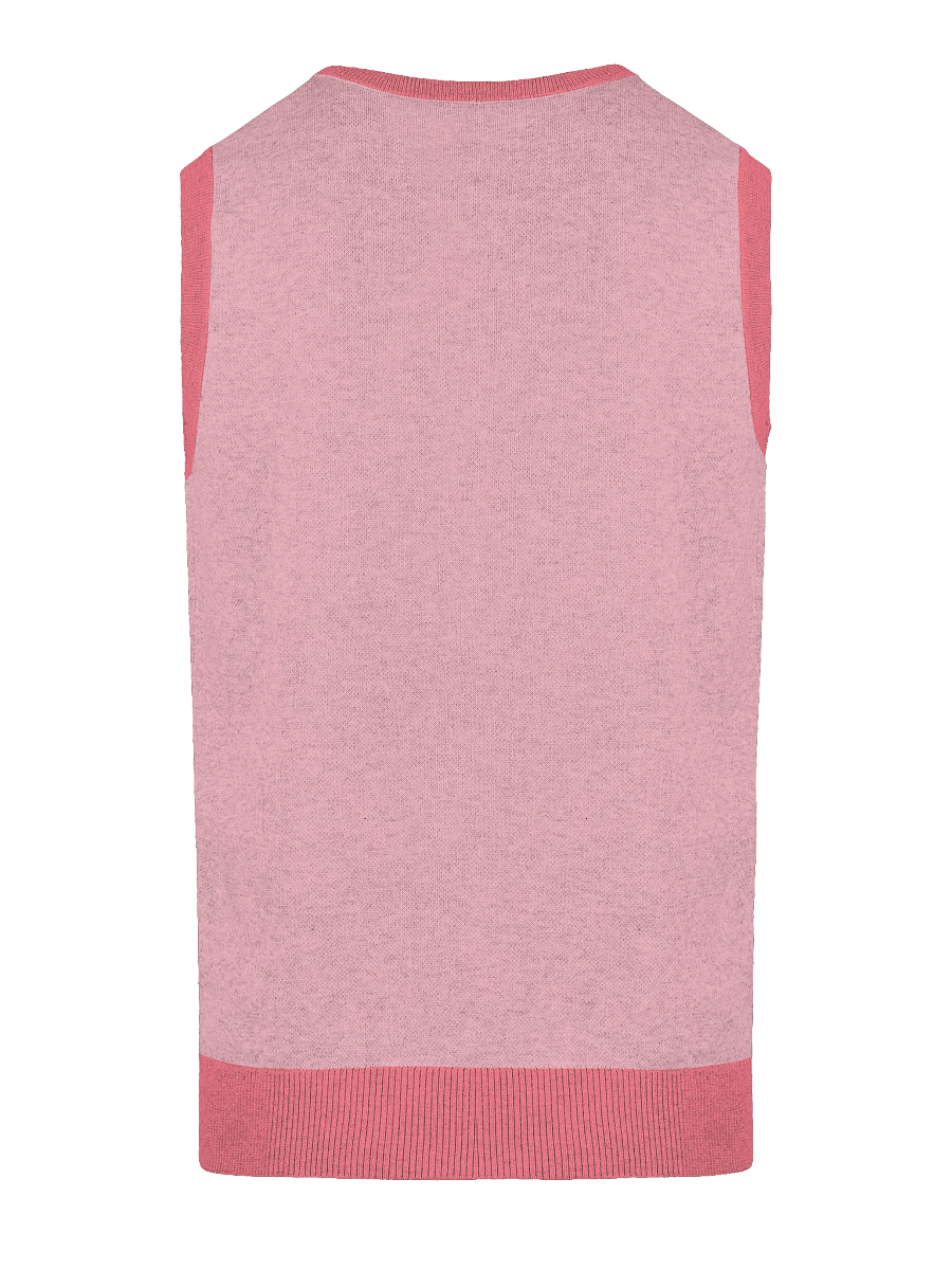 Pink Scholastic Celebration V-Neck Knit Vest product image (18)