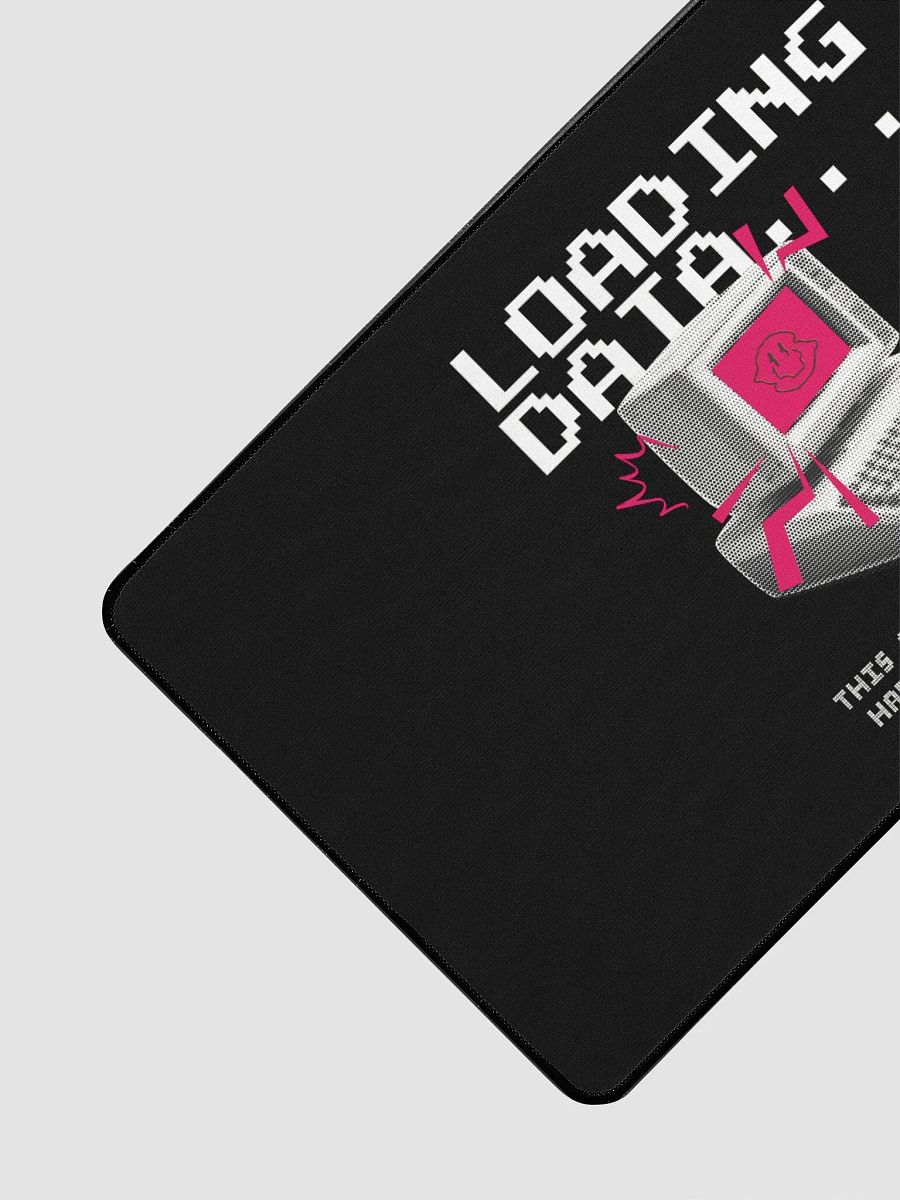 Loading Data this computer is working hard Retro Computer Loading Desk Mat product image (3)