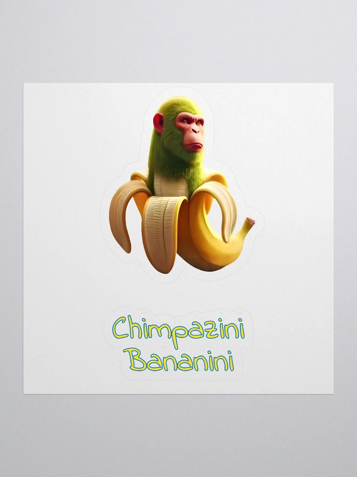 CHIMPANZINI BANANINI - STICKER product image (1)