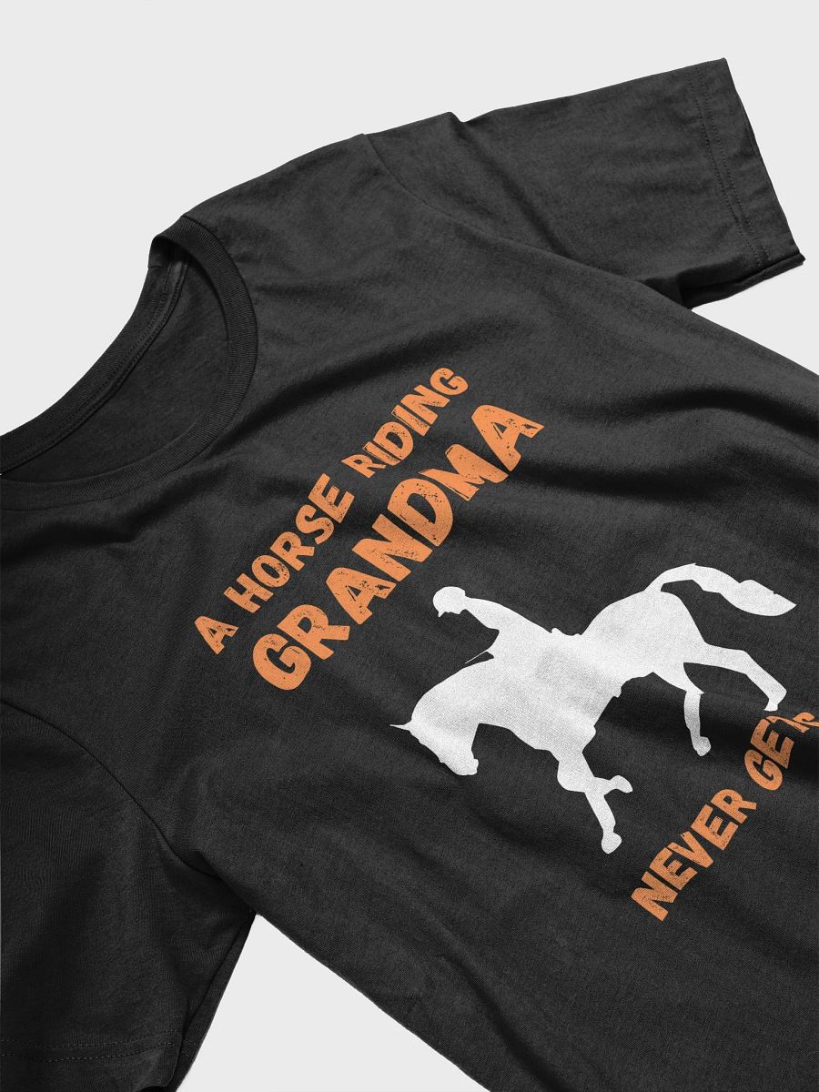 A Horse Riding Grandma - Unisex T-shirt Bella Canvas 3001 product image (8)
