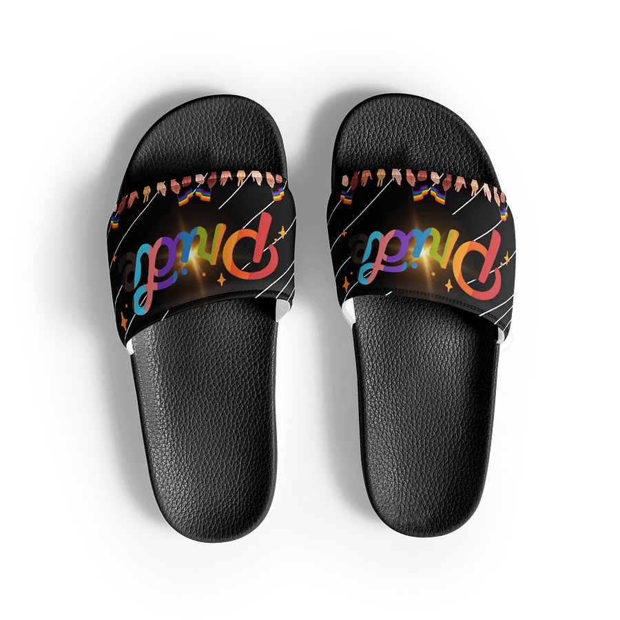 LGBTQIAP2S+ 2025, Pride Glow, Men's Slides product image (2)