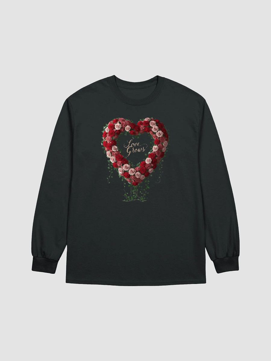 Love Grows Heart Floral Long Sleeve Tee product image (1)