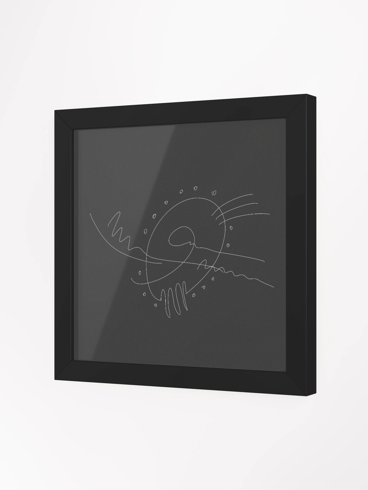 "Echoes of the Mind" - Framed Minimalist Art Print (Wall Art) product image (22)