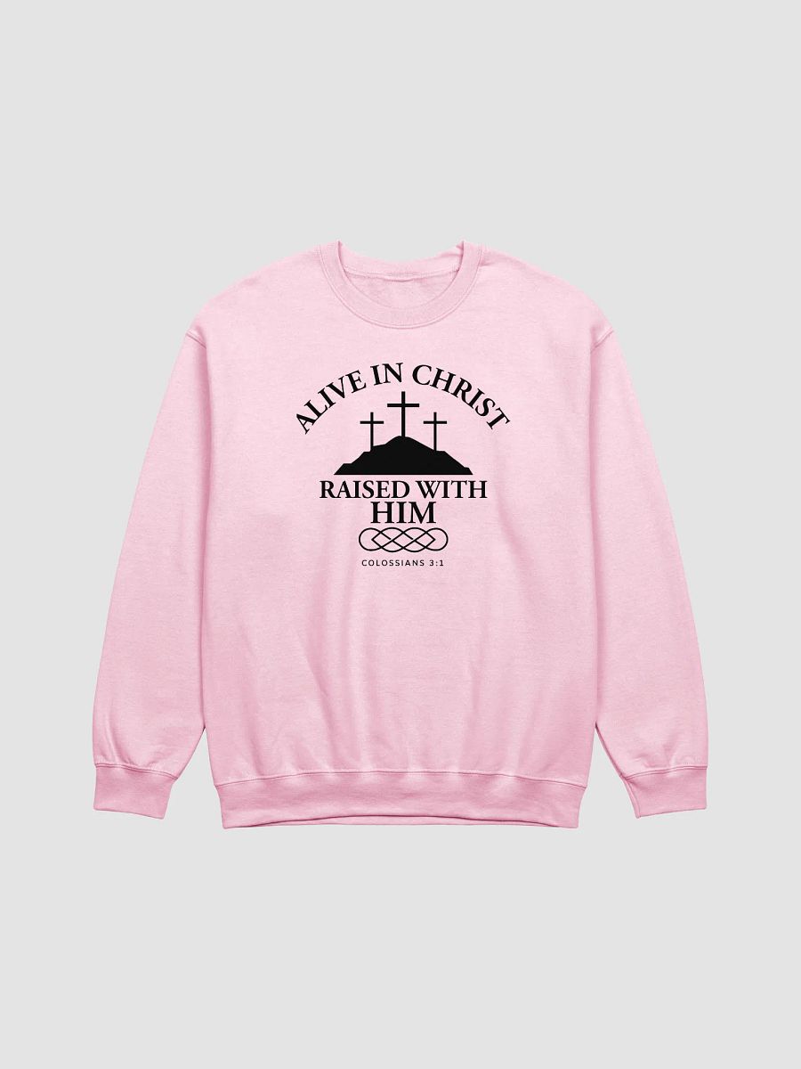 Alive in Christ, Raised with Him – Resurrection Life Sweatshirt product image (1)