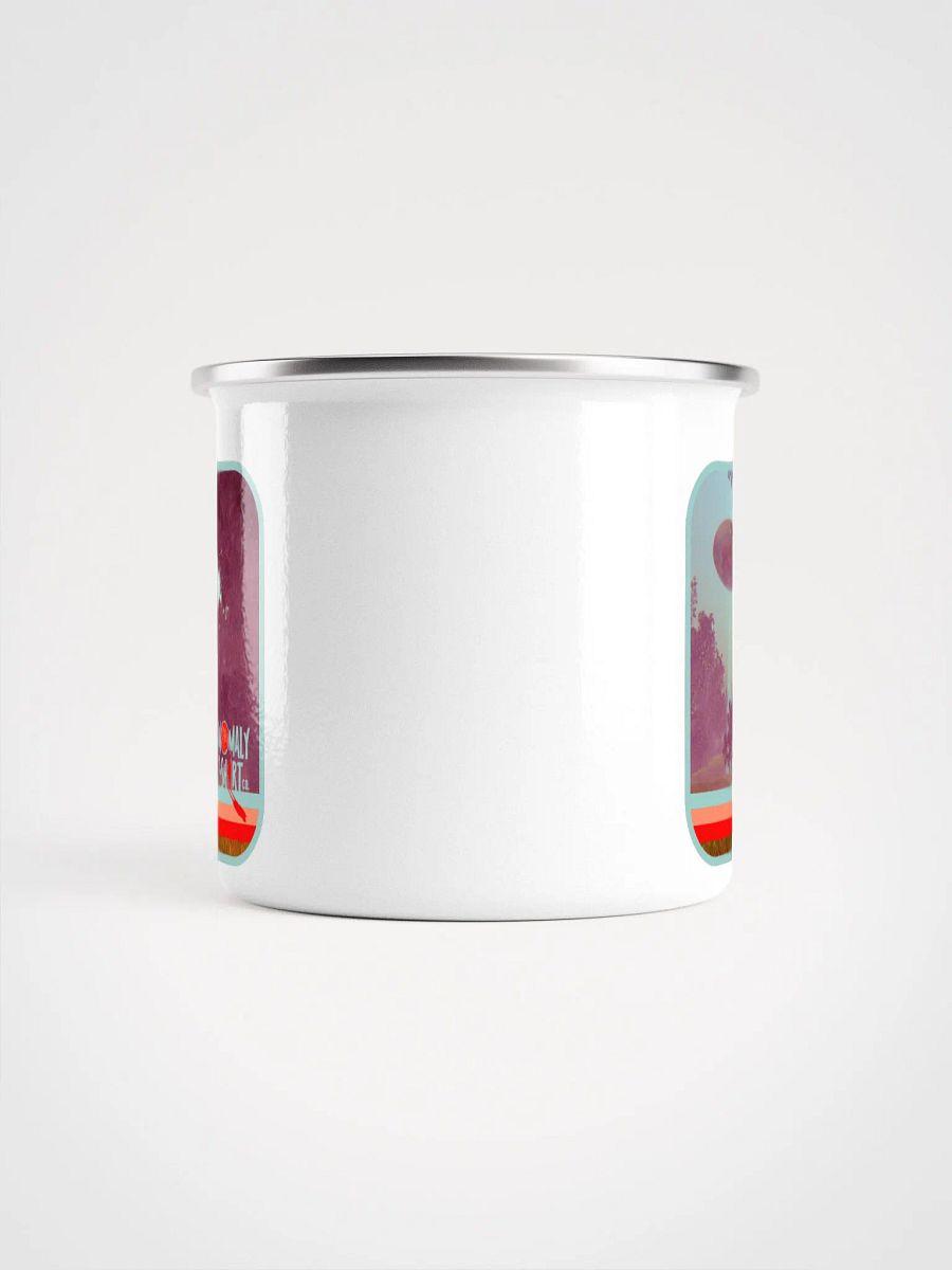 Vintage UFO Beam Enamel Mug product image (3)