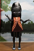 Fancy Fabric, Simple Shape OOAK Doll Dress product image (1)