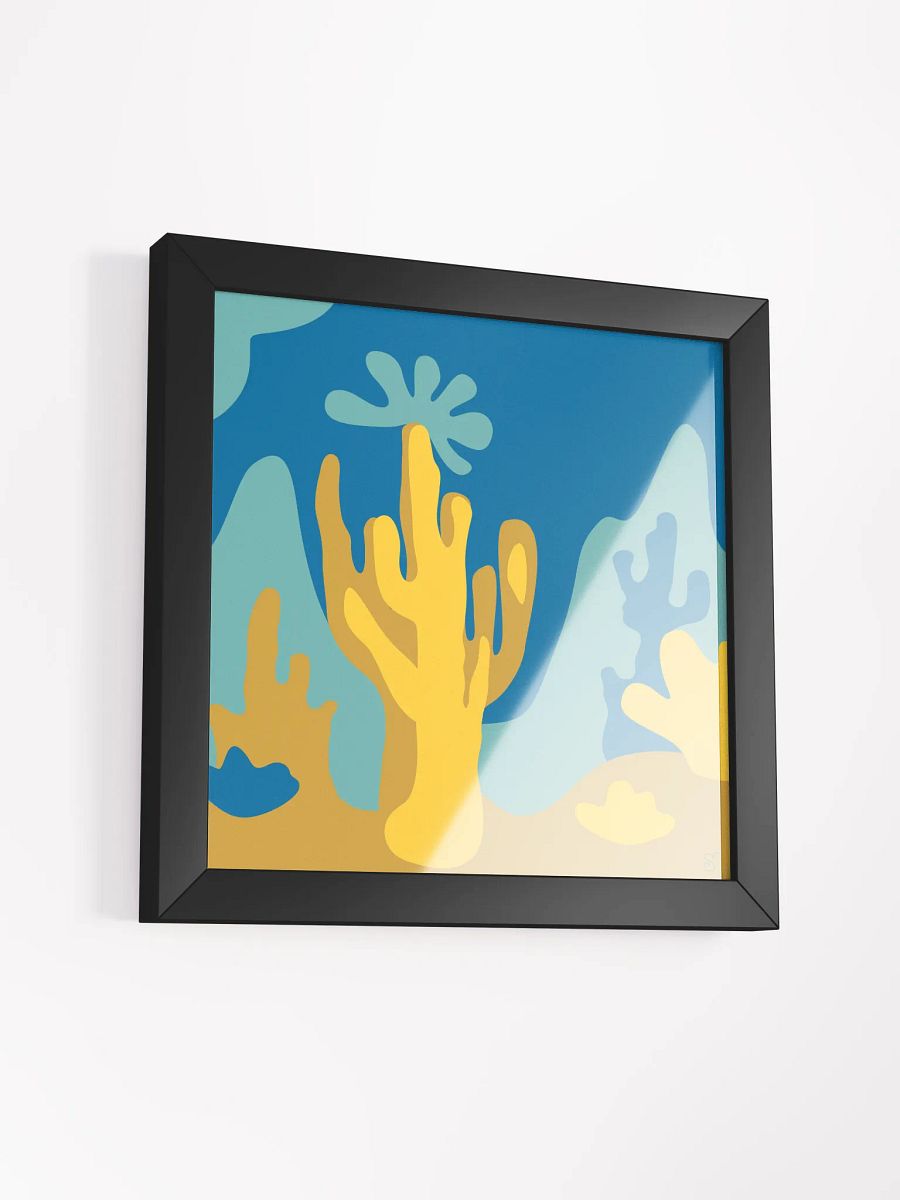 Ocean's Artistry Framed Poster - Abstract Landscape No. 6 product image (32)