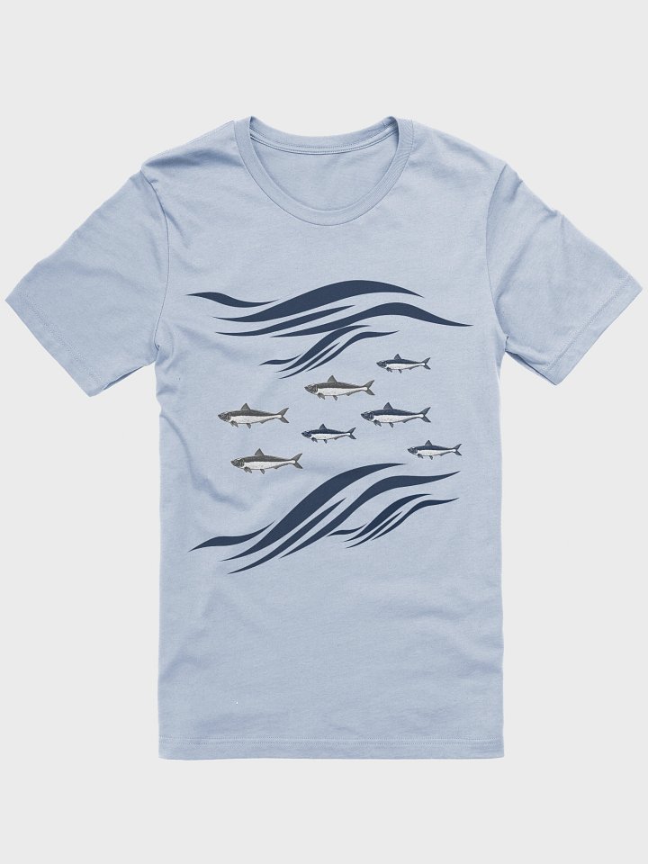 Sardines In Waves Supersoft Lightweight T-Shirt product image (1)