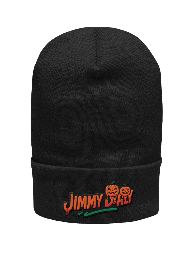 The Spooky Duo Pumpkin Beanie – Jimmy D & Aly Limited Edition product image (1)