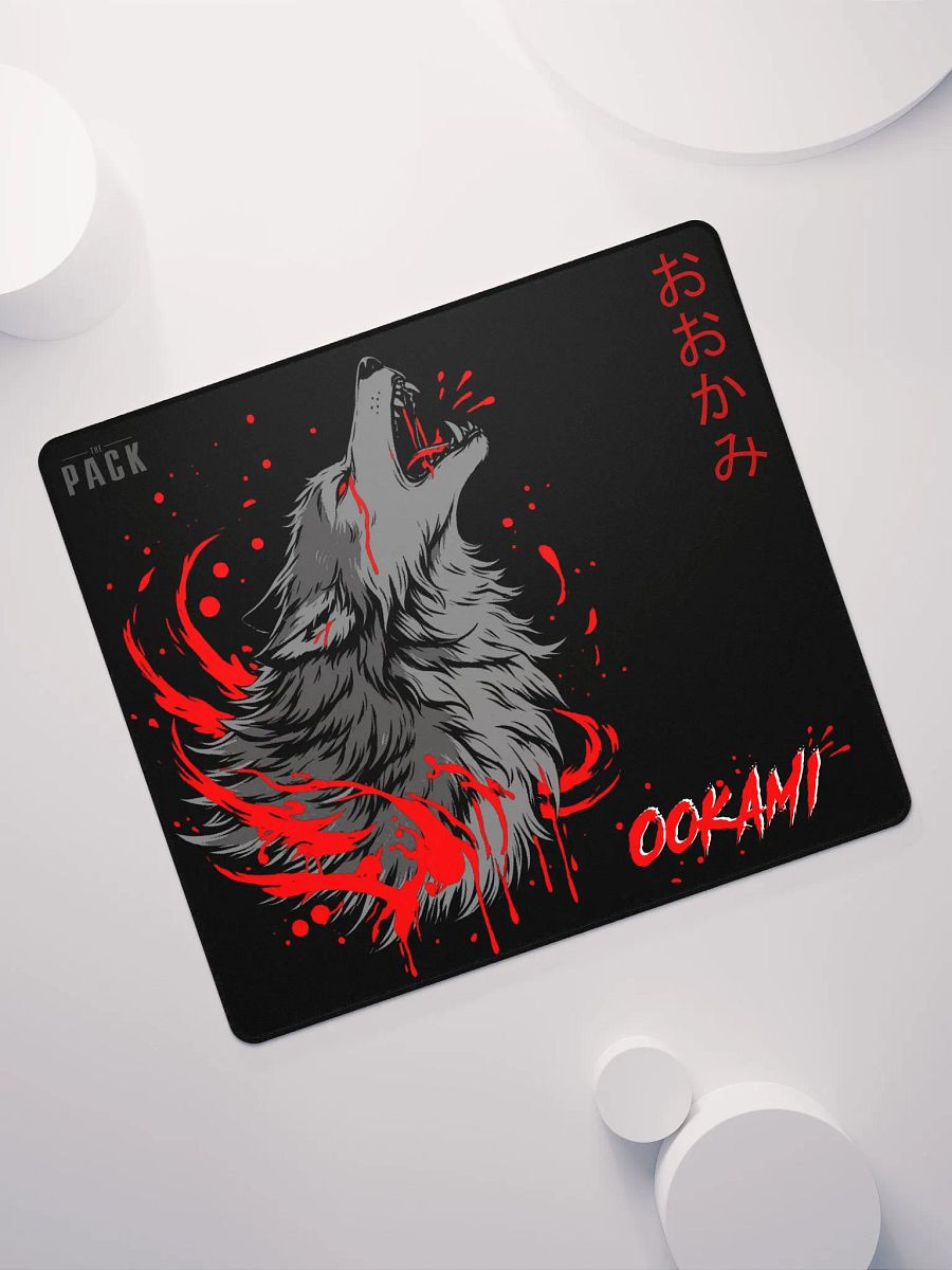 Adorably Macabre Couple Mousepad/Deskpad - Ookami product image (7)