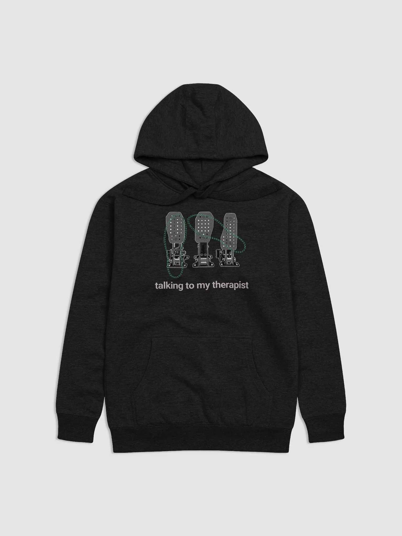 talking to my therapist hoodie - 65% soft cotton product image (2)