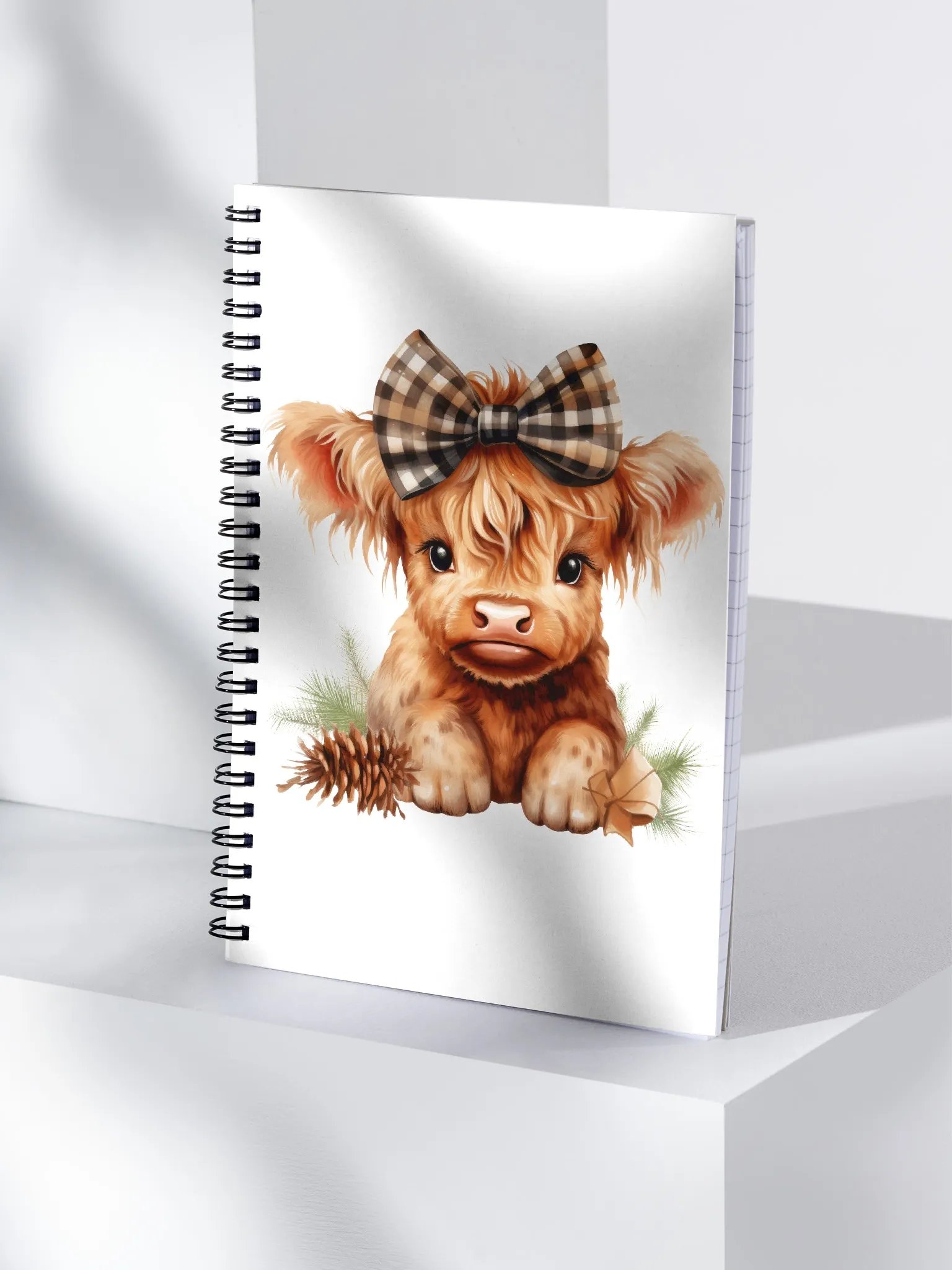 Rustic Charm Calf Spiral Notebook product image (4)